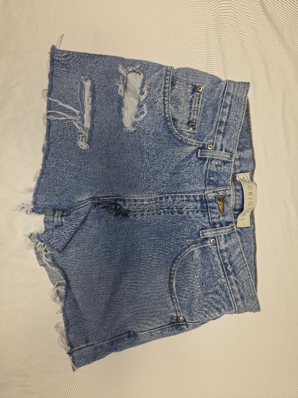 Vintage Arizona Jean Co Distressed Cutoff Denim Shorts Size 31